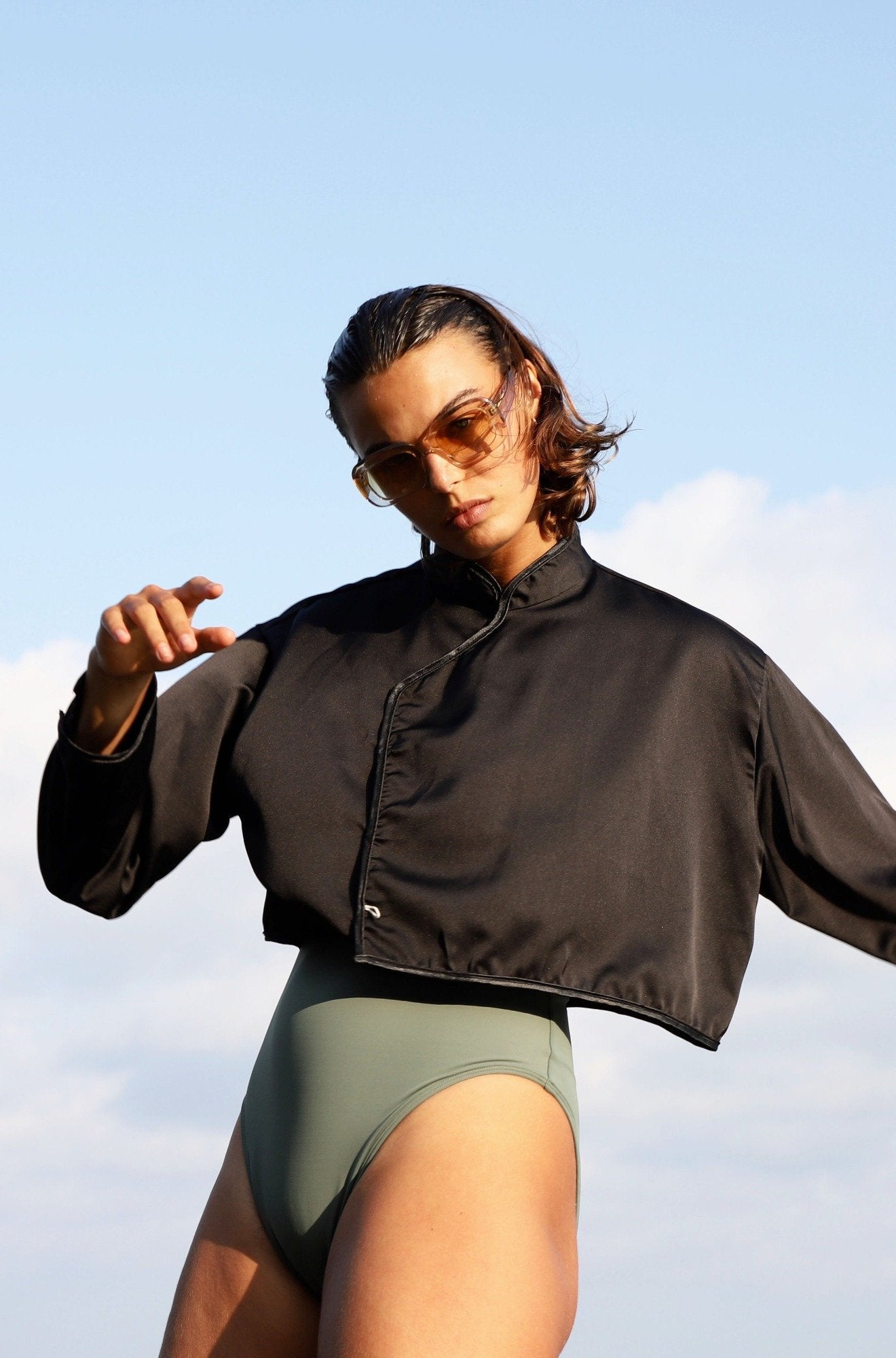 Bill Satin Chinese Shirt - Makara wear