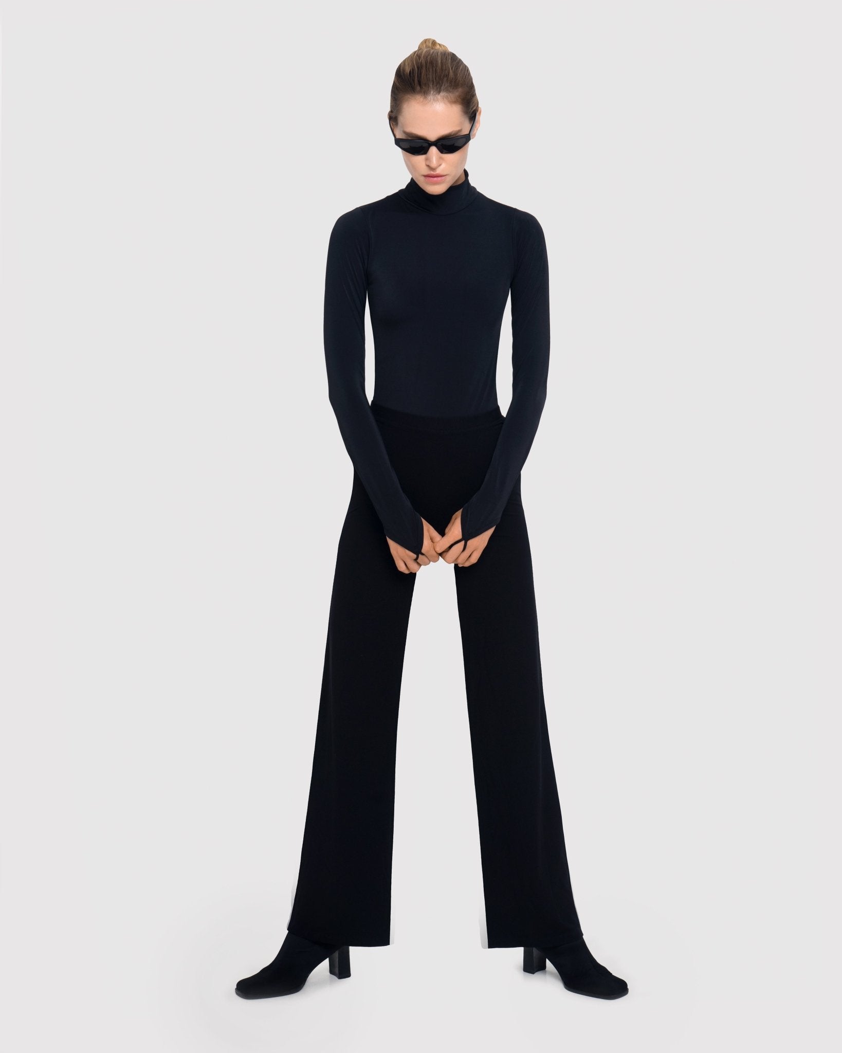 Organic Cotton Bamboo Flared Pants - Makara wear