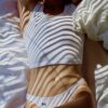 Organic Cotton White Crop Tank Top - Makara wear