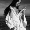 Organic French Terry Kimono Short Robe - Makara wear