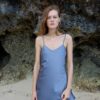 Upcycled Lavender Slip Dress - Makara wear