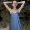 Upcycled Lavender Slip Dress - Makara wear